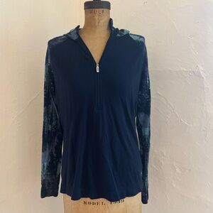 Merino Wool Quarter Zip Top